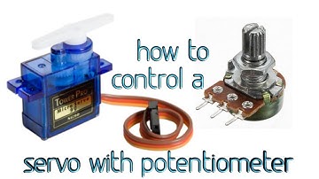 How to control servo with potentiometer || by es tech knowledge