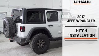 2017 Jeep Wrangler Trailer Hitch Installation