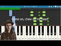 Chew On My Heart James Bay With Lyrics Easy Piano Accompaniment Tutorial mp3