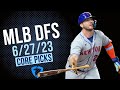 MLB DFS Core Picks 6/27/23 | FanDuel Main Slate