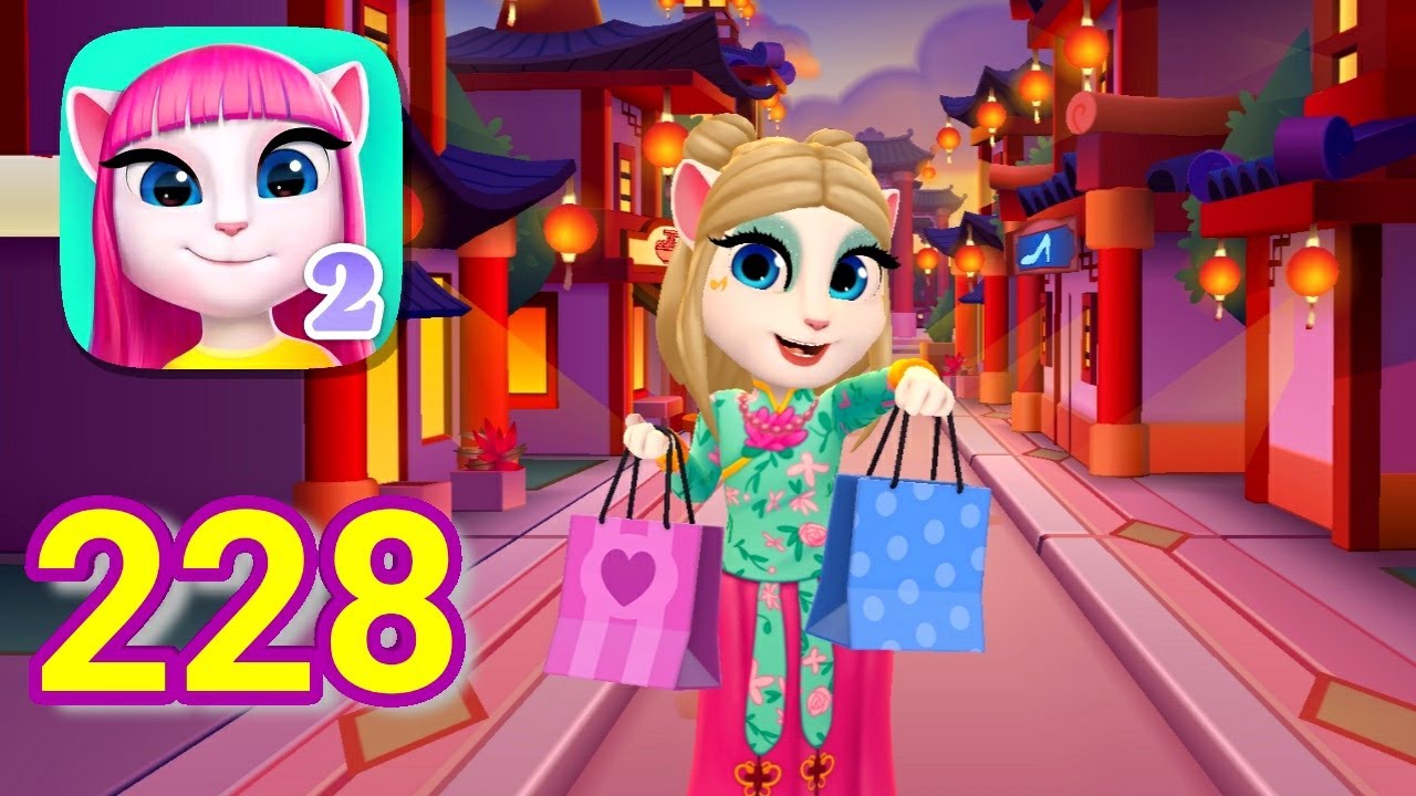 My Talking Angela 2 Lunar New Year Update Gameplay Walkthrough Episode 228 YouTube