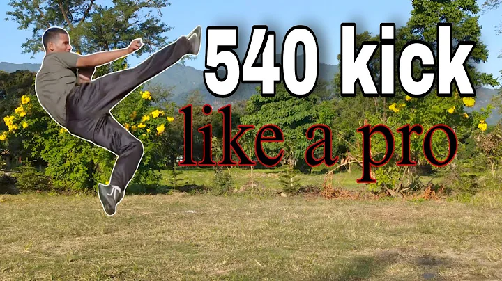 540 KICK LIKE A PRO ✅ / TUTORIAL OF 540 KICK / HOW TO DO 540 KICK @Rowhanma #540kick #martialarts