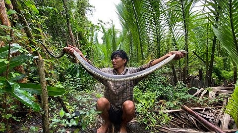 Lần Đầu Tiên Thăm Lờ Cá Dính Được Con Rắn Khủng Thế Này | Lương Ngố Vlogs