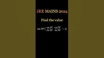 Jee mains 2024 trigonometry problem #jeemains #maths