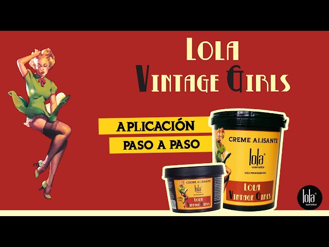 Lola Cosmetics Cream Smoothing Vintage Girls Creme Alisante Professional  Use Hair Care 850g/29.9 oz