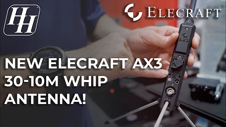 Elecraft Shows Off The AX3: A Truly Portable HF Antenna! Huntsville Hamfest 2025
