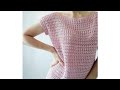 Blusa a crochet todas las tallas para principiantes!!