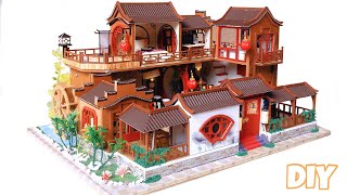 DIY Miniature Dollhouse Kit | Big Traditional House