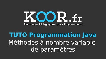 TUTO Java : Méthodes à nombre variable de paramètres
