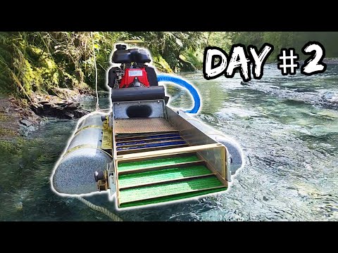 Trying The MINI DREDGE On The New Zealand Gold Claim!