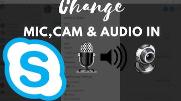 How to Change Mic, Webcam and Speaker in Skype Software