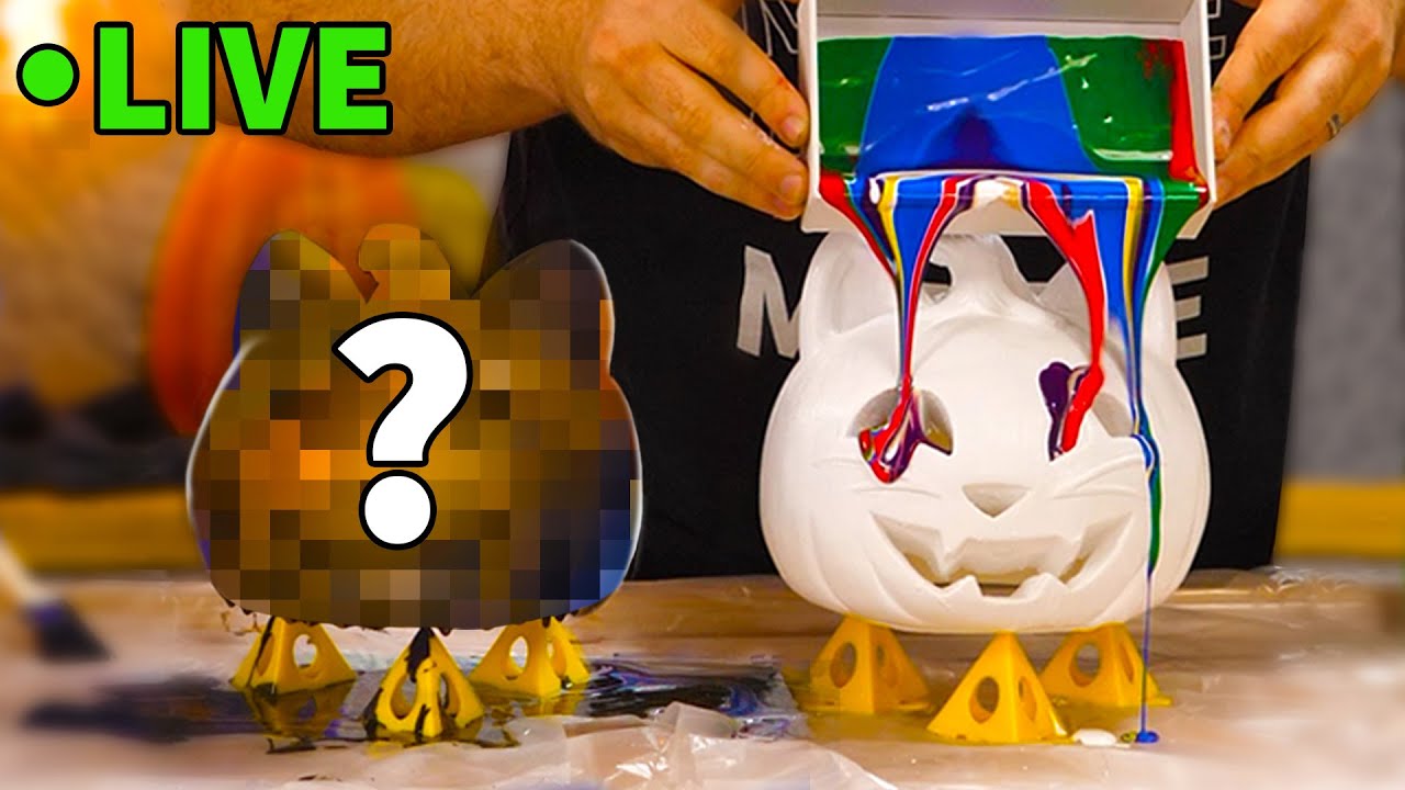 Fluid Acrylic Pouring On A Pumpkin YouTube Fluid Acrylic Pouring On A Pumpkin YouTube