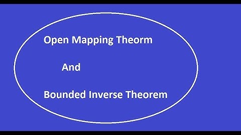 Open Map Theorem and Bounded Inverse Theorem
