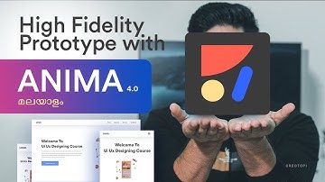 High Fidelity Prototype with Anima App | Adobe XD | Tutorial | മലയാളം