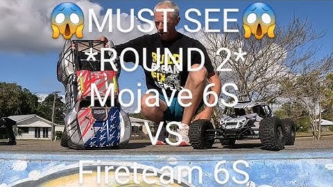 ROUND 2 *MOJAVE 6S VS *FIRETEAM 6S #rc #car #rcbasher #shortvideo #foryou #video #arrmarc #skatepark