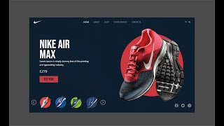 UI Design Tutorial Adobe XD - Nike Web App UI design Adobe XD Tutorial