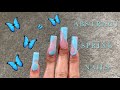 ♡ Trendy Abstract Spring Nails | Polygel Nails ♡