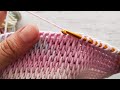 Easy and fast Tunisian crochet baby blanket pattern for beginners ~ crochet blanket knitting pattern