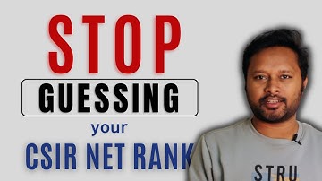 STOP Guessing Your CSIR NET Rank | PERCENTILE System EXPLAINED | All 