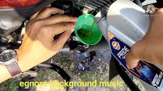 Gulf Pride 4T Ultra Plus 10w30 🔥 Engine Oil change on my Honda SP 125 bs6 🔥 | Best engine oil