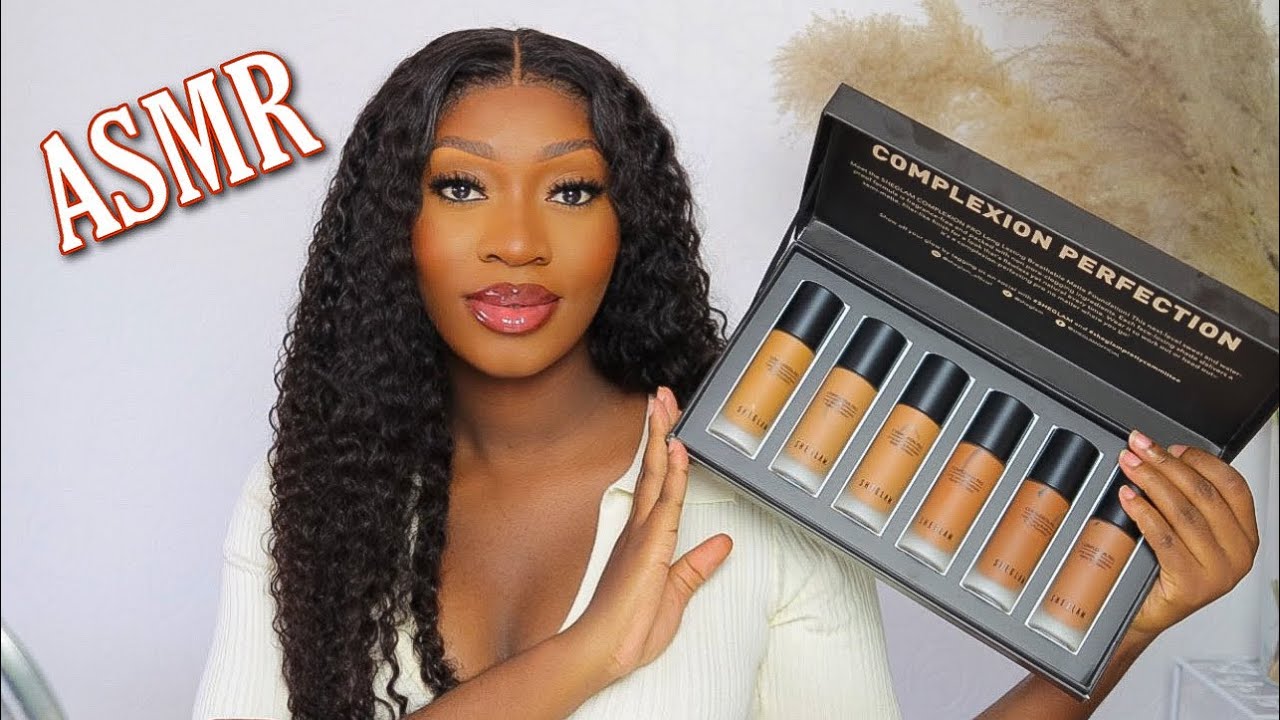 ASMR, Probando Bases de Maquillaje Alta Cobertura en español