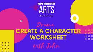 Character Worksheet - Drama Challenge #14