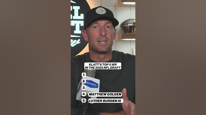Do you agree with Joel Klatt's top WRs in the NFL Draft? 🤔 Sponsored by Hampton by Hilton