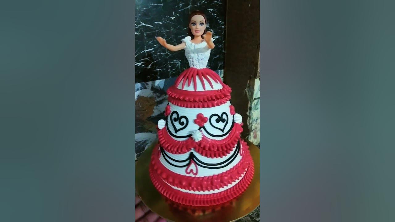 how to make doll cake without mold YouTube