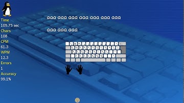 Learn Typing with Tux on any PC (Hindi)