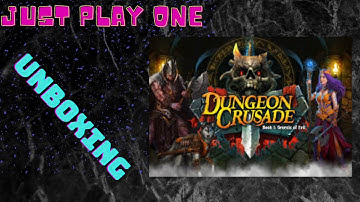 Dungeon Crusade. Book 1: Genesis of Evil. Unboxing.