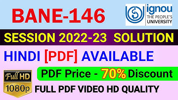 BANE-146 Solved Assignment in Hindi 2022-23, BANE 146 Solve Assignment 2023, BANE 146 Assignment