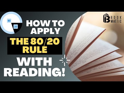 How to Apply The 80/20 Rule to Reading #Nonfiction Books