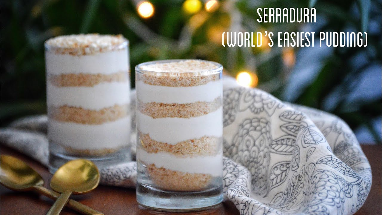 Very Easy and No-Bake Dessert in a Glass (Only 3 Ingredients) - Serradura  Portuguesa 