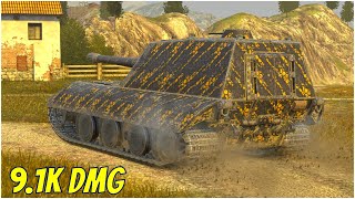 Jg.Pz.E100 - 9.1K DMG 4 KILLS ● WoT Blitz