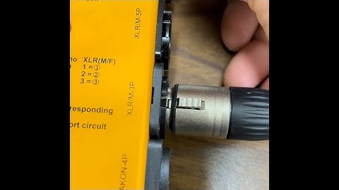 Cable Tester: Testing XLR cables for Live Sound