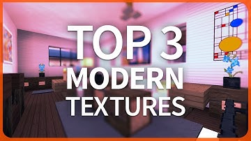 Minecraft PE - TOP 3 BEST MODERN TEXTURE PACKS - MCPE 1.4 iOS / Android