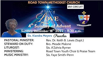 December 18th 2022 - Fourth Sunday of Advent 2022 Worship Service