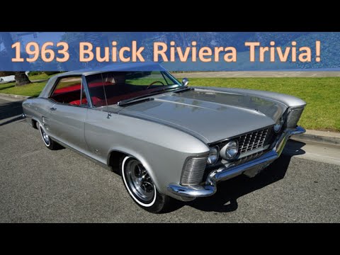 Facts and Trivia about the 1963 Buick Riviera That You Never Knew!