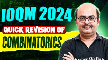 COMBINATORICS : Quick Revision in One Shot || IOQM 2024 Preparation 🔥