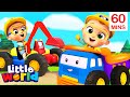 Construction workers safety song  more kids songs  nursery rhymes by little world