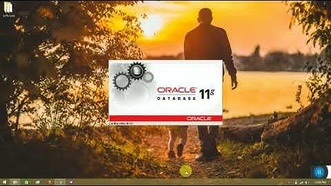 oracle database 11g enterprise edition successful installation on windows 8.1