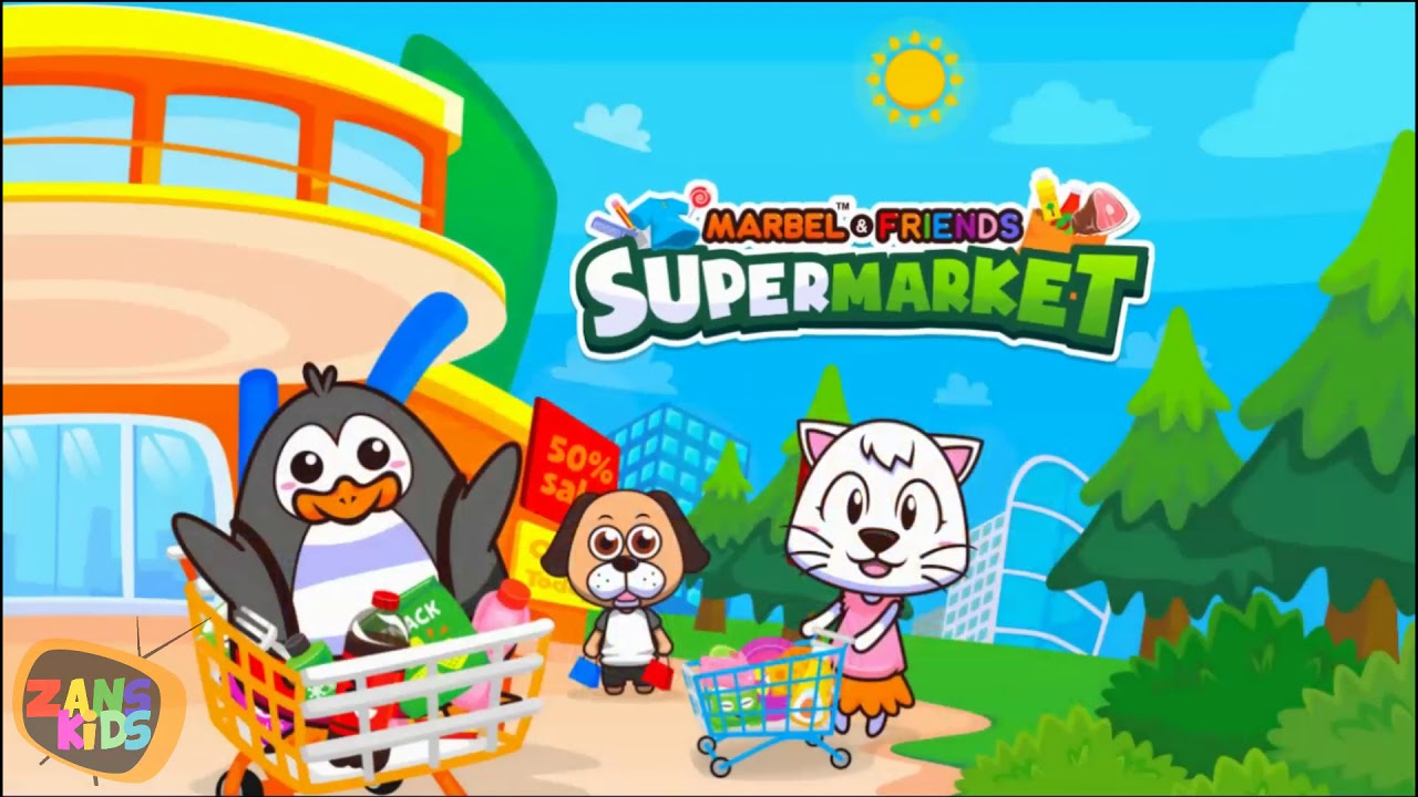 Games play shop. Kids supermarket funny. Marbel Laundry - Kids game.