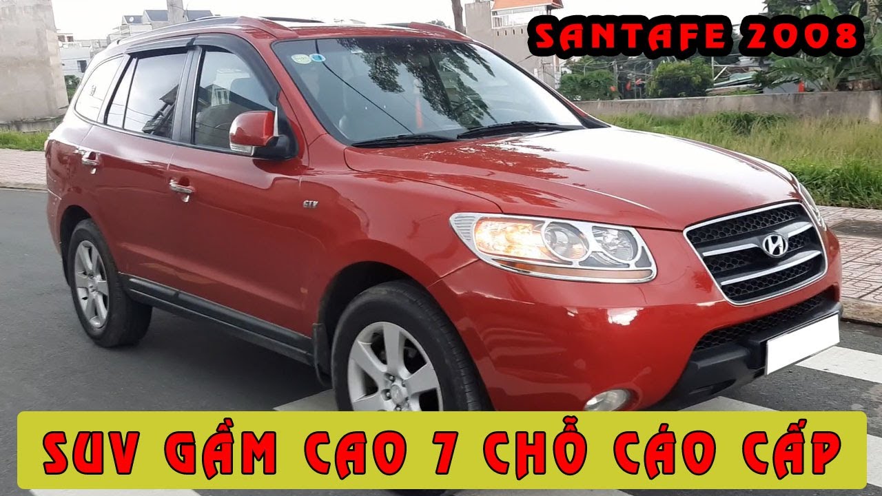 Bán xe Santafe cũ 7 chỗ số tự động đời 2008 suv gầm cao máy dầu | CHỢ Ô ...