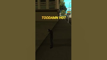 Very Hot Weather GTA San Andreas cheat code #short #viral