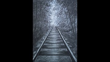Perspective Drawing | Railway Track Step by Step Tutorial for Beginners