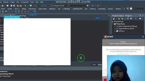 Event & Driven : program menggunakan IDE delphi 10.3 community edition"