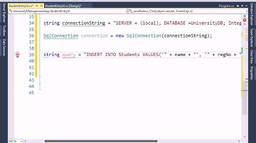 02  Connecting with Database using C# Application Bangla Tutorial