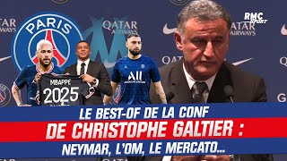 PSG : Neymar, Marseille, le mercato... Le best-of de la conférence de Christophe Galtier