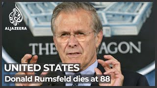 Donald Rumsfeld, US defence chief during Iraq war, dies at 88