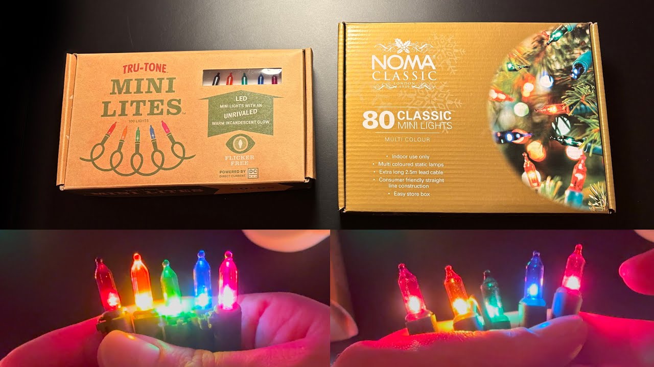 Comparing Tru-Tone Mini Lites with incandescent